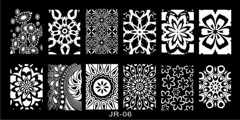 1Pc Nail Art Stamp Plate Geometric Line DIY Stamping Image Plate 6*12CM Nail Sta