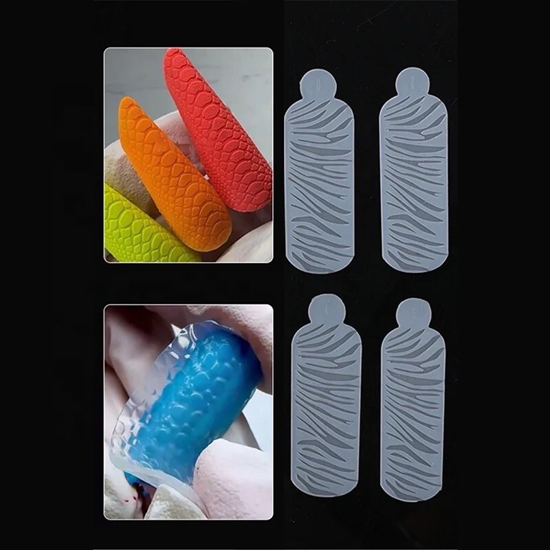 Moldes De Silicona Para Diseños 5 Estilos