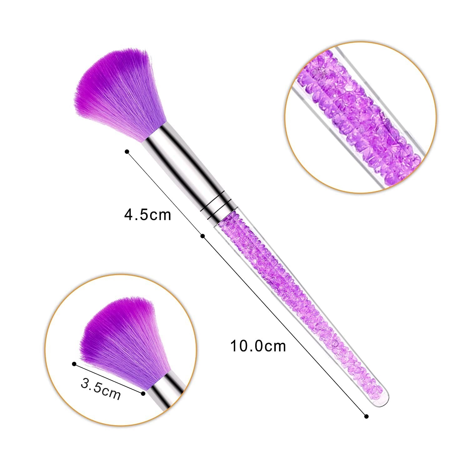 28PCS Nail Art Brush Set – Acrylic Gel Brushes, Liner & Dotting Tools, Manicure