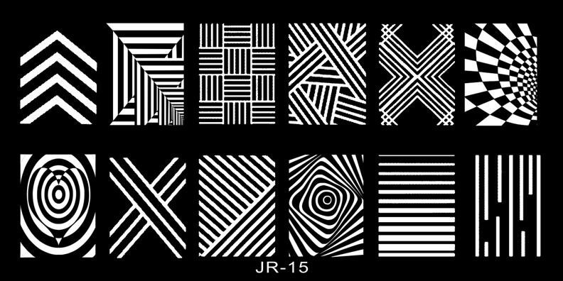 1Pc Nail Art Stamp Plate Geometric Line DIY Stamping Image Plate 6*12CM Nail Sta