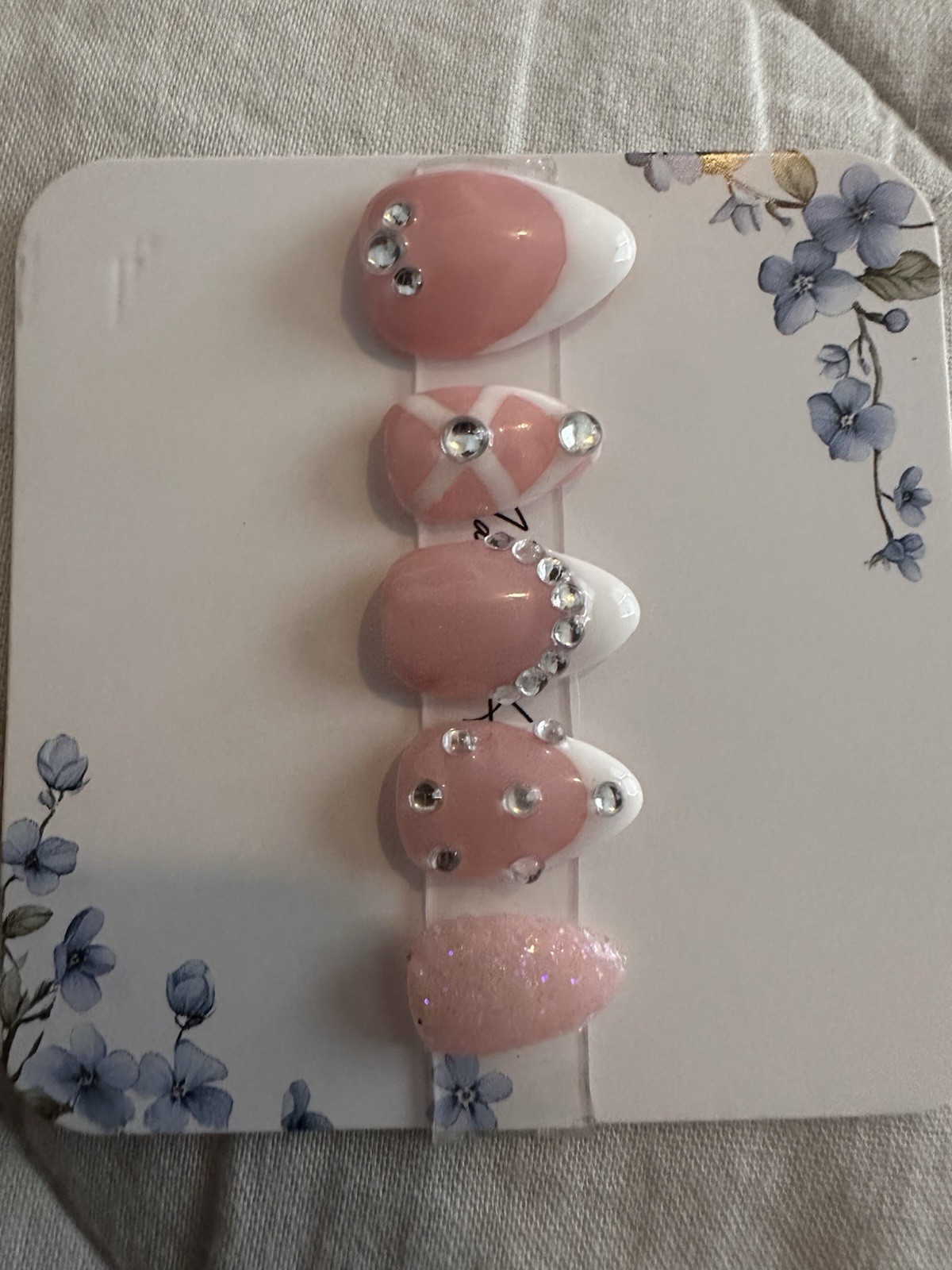 Handmade Press On Nails, Custom Nail Size. 10pc Short Almond