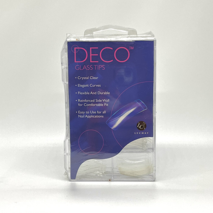 LeChat – Deco – Glass / Clear Tips – 100 Count Pack