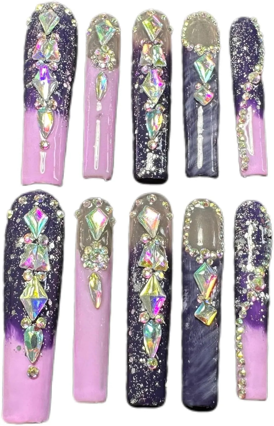 Nail Rhinestones Kit 18 Types 900 Special Shaped And 3200 Flat Back Nail Art…