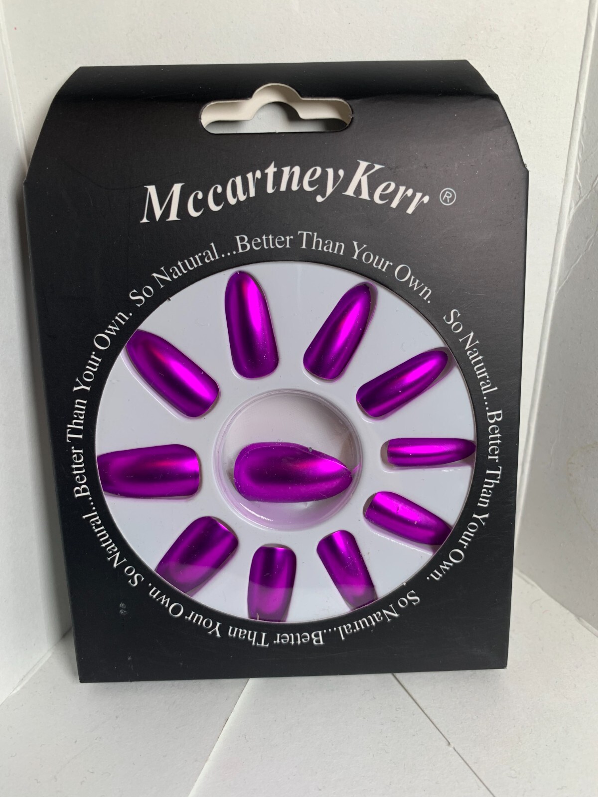 Mccartney Kerr-Fashion Nails Matte Metallic Red Blue Silver Yellow Pink Purple