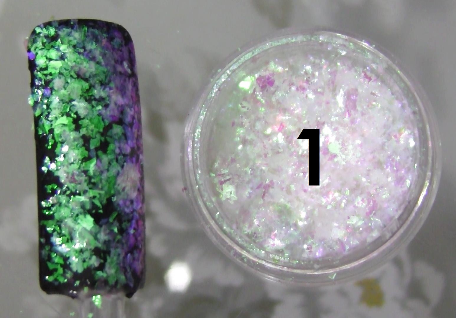Chameleon Duochrome Flakes Chrome Nail art foils Shifting Flakies Unicorn Skin