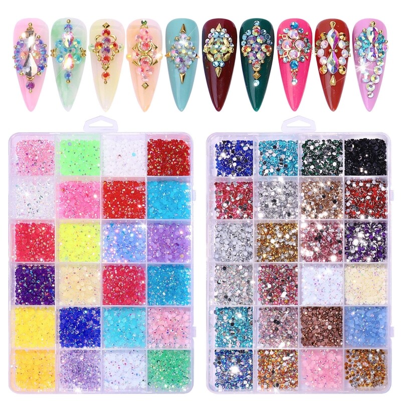 Crystal Art for Rhinestone Mixed Sizes Jewels for Art DIY Cra