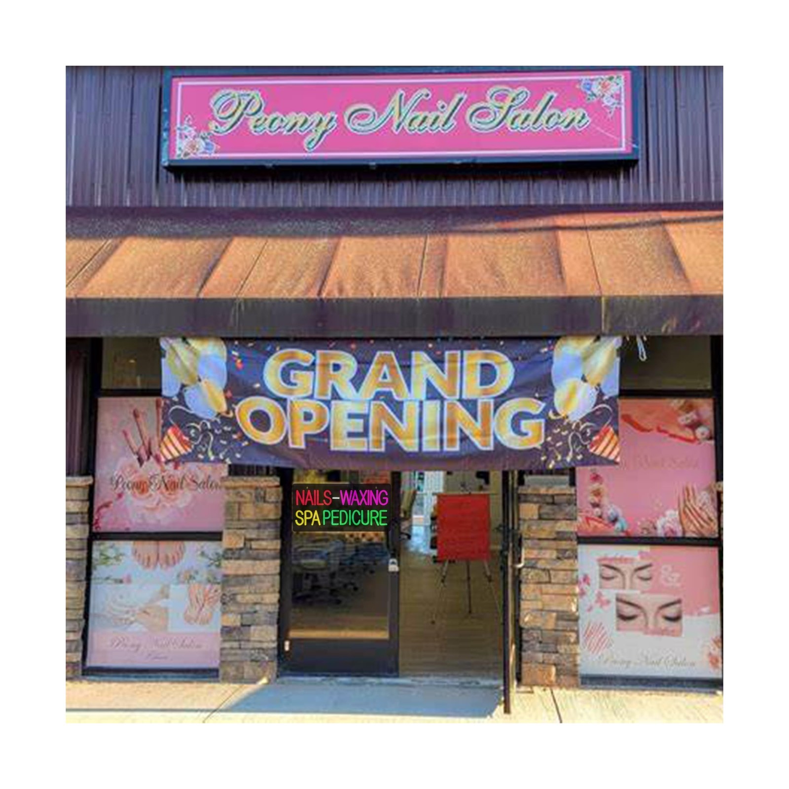 Nails Waxing Salon Sign, Spa Pedicure LED Neon Signs for Beauty Shop Skincare…