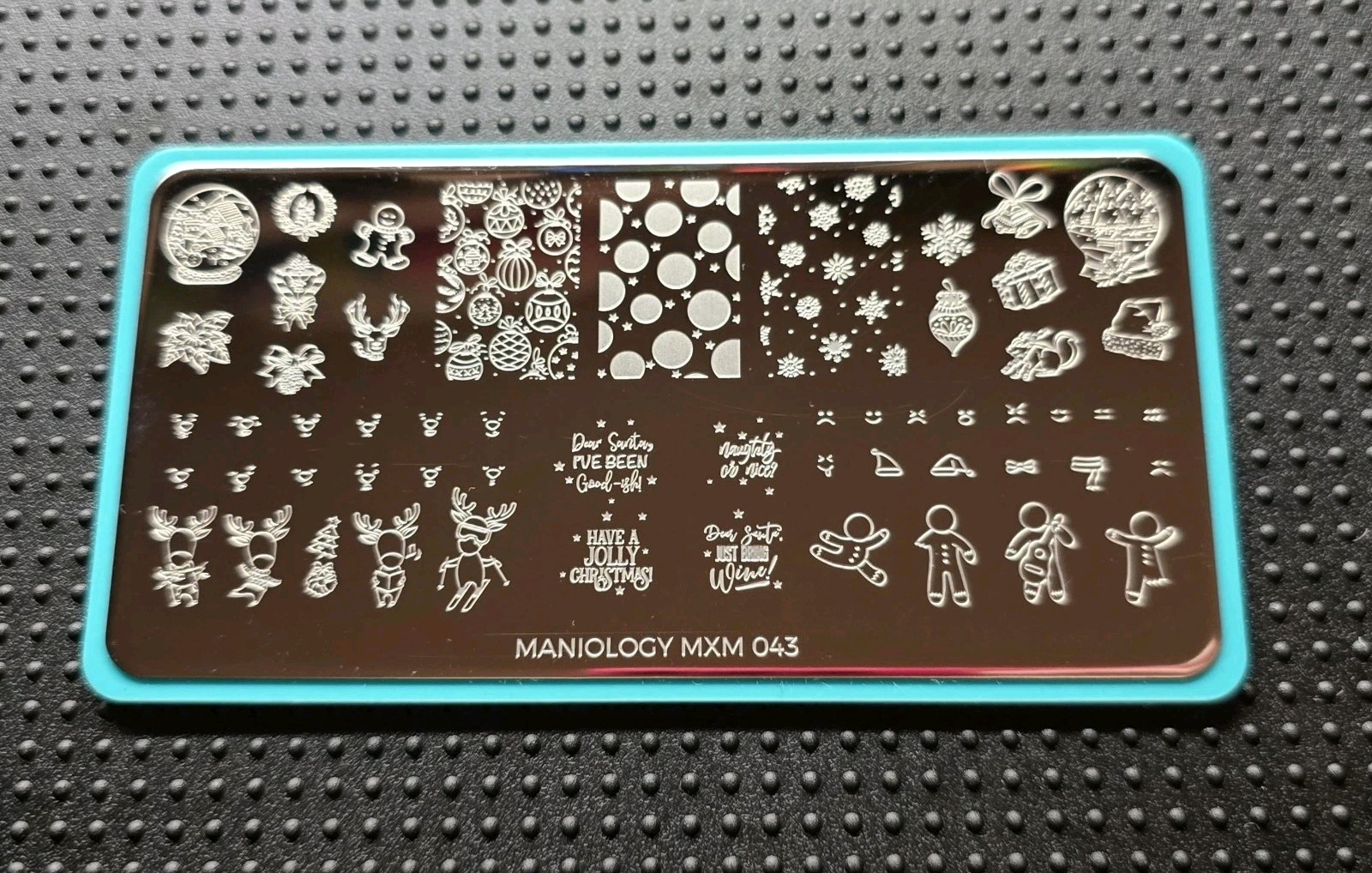 Maniology MXM043 Gingerbread Man Reindeer Thanksgiving Christmas Winter Nail