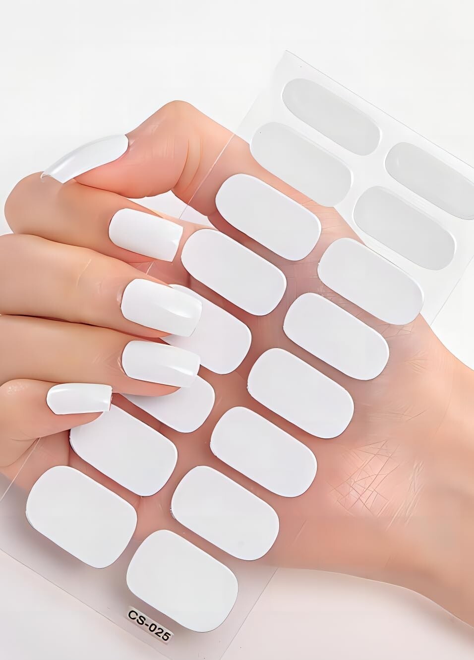 16 PCS semi Cured Gel Nail Stickersx3 Colours Of Your Choice £8 ♡ FREE Postage ♡