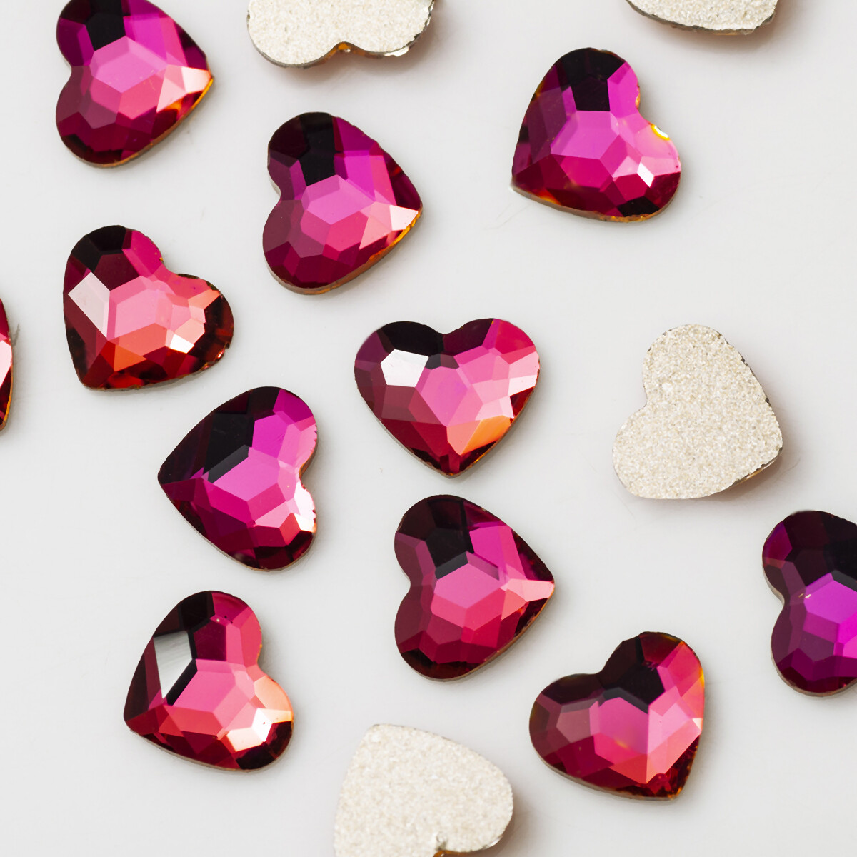 Strass Korean Fashion 3D Nail Art Rhinestone Heart Flatback Crystal Stones