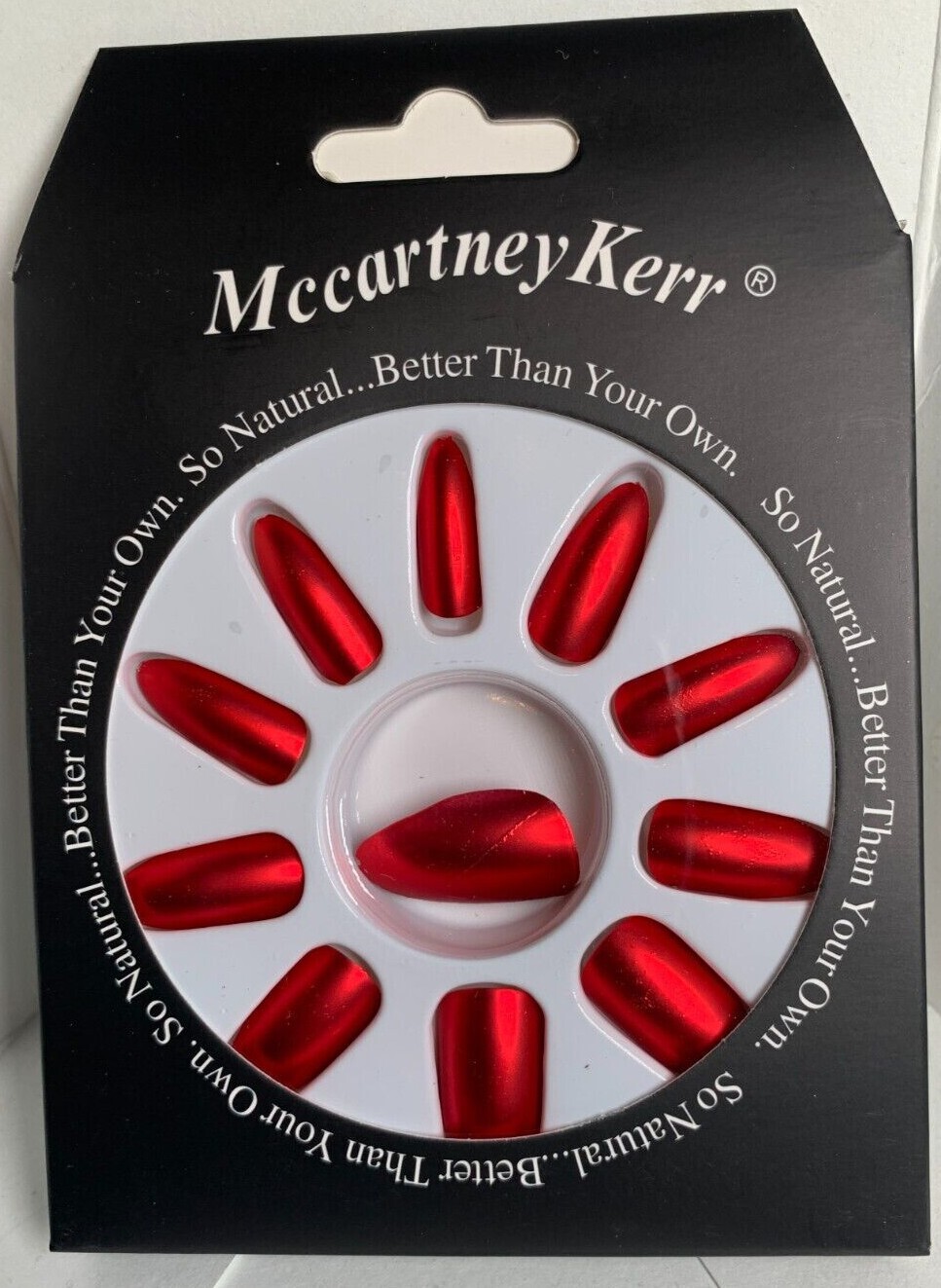 Mccartney Kerr-Fashion Nails Matte Metallic Red Blue Silver Yellow Pink Purple