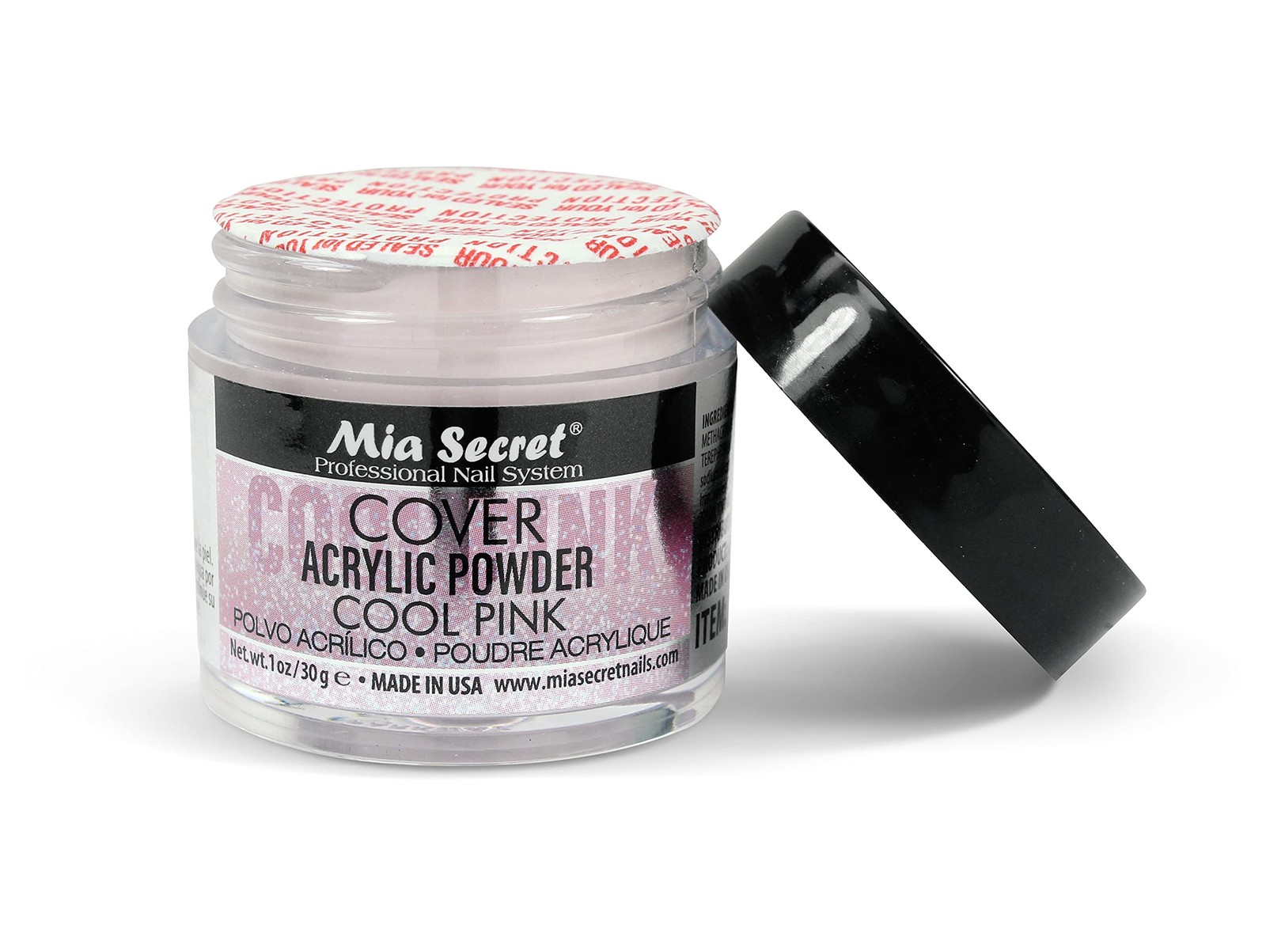 Cool Pink Acrylic Nail Powder For Baby Boomer And Ombre Techniques 1Oz