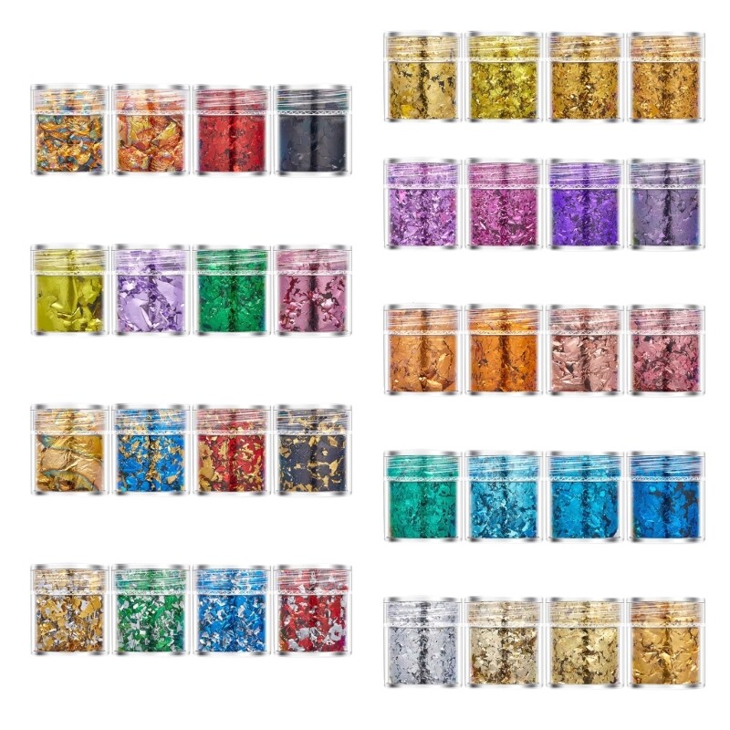 Epoxy Resin Filling Gold Foil Paper Gold Flakes for Decorative Art and