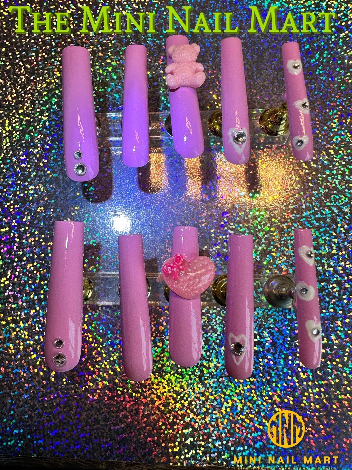 Handmade Custom Press on Nails 2X Long Square
