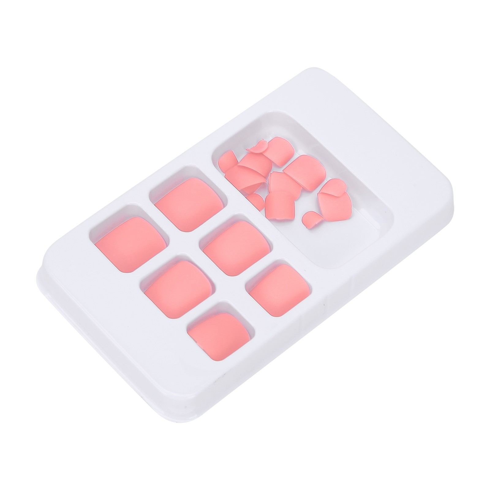 24 Pcs False Toenail Short Attractive For Women Girls Recommended