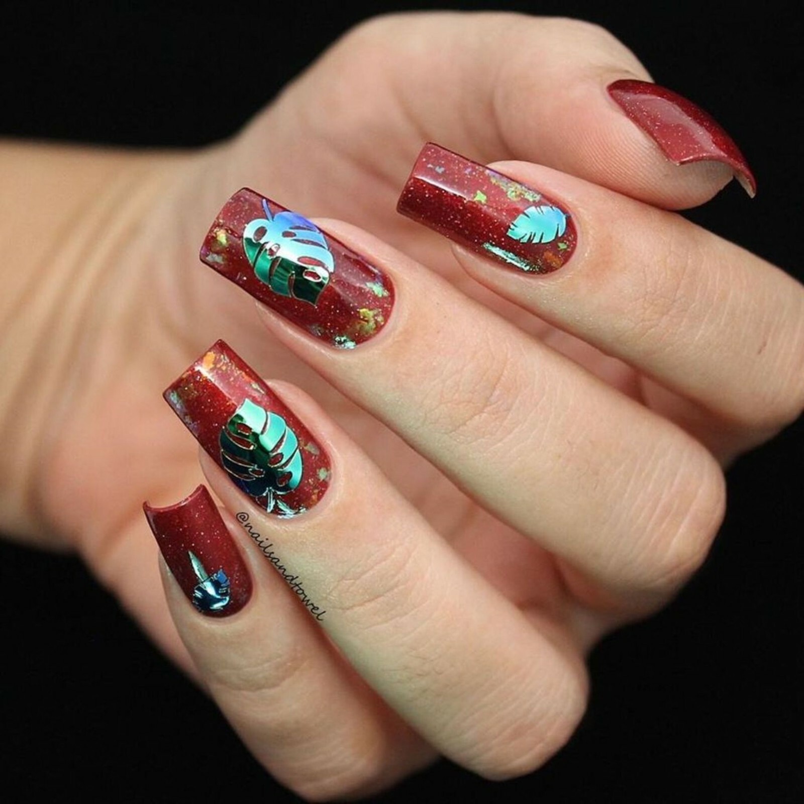 Whats Up Nails Botanical Garden Stickers (Green) – Daily Charme Collaboration