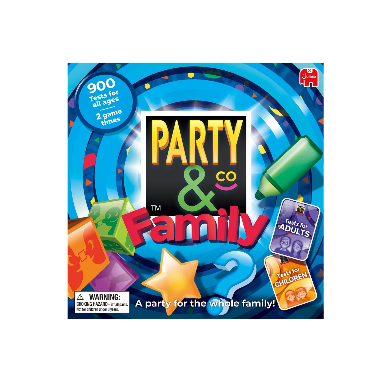Jumbo Party & Co. Family Board Game – Fun 3.5 x 10.5 x 0.1 inches
