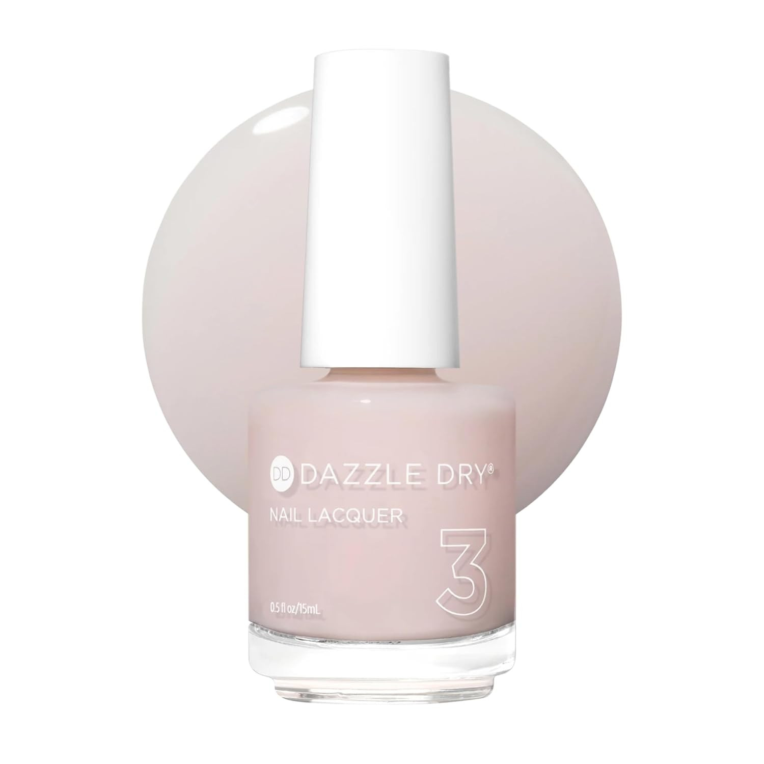 Nail Lacquer, Step 3 – Peacefully Me (0.5 Fl Oz) | a Pale Pink with Warm Underto