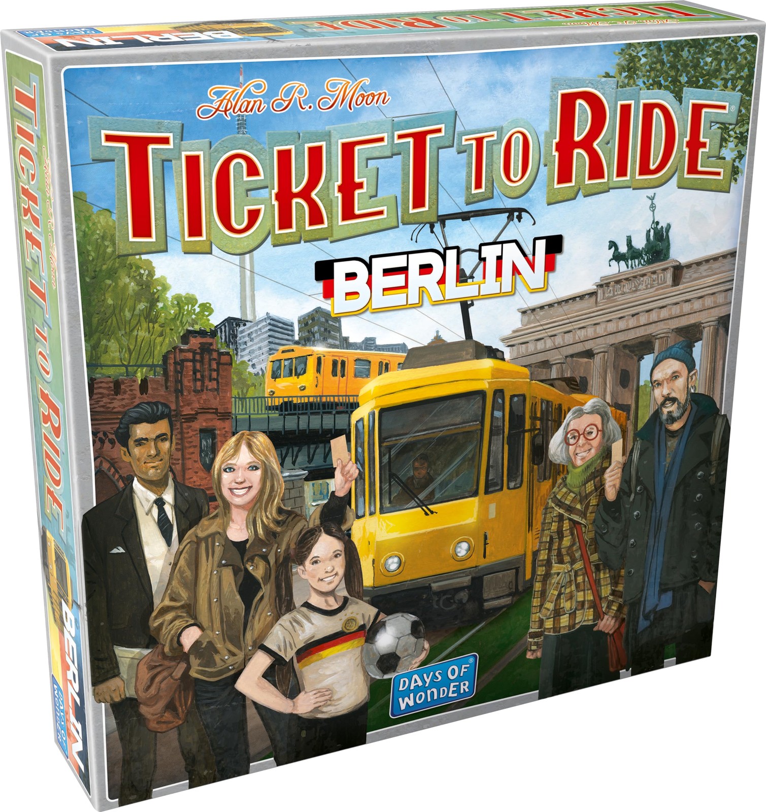 Asmodee Ticket to Ride Berlin Board Game – Train Medium, Multicolor