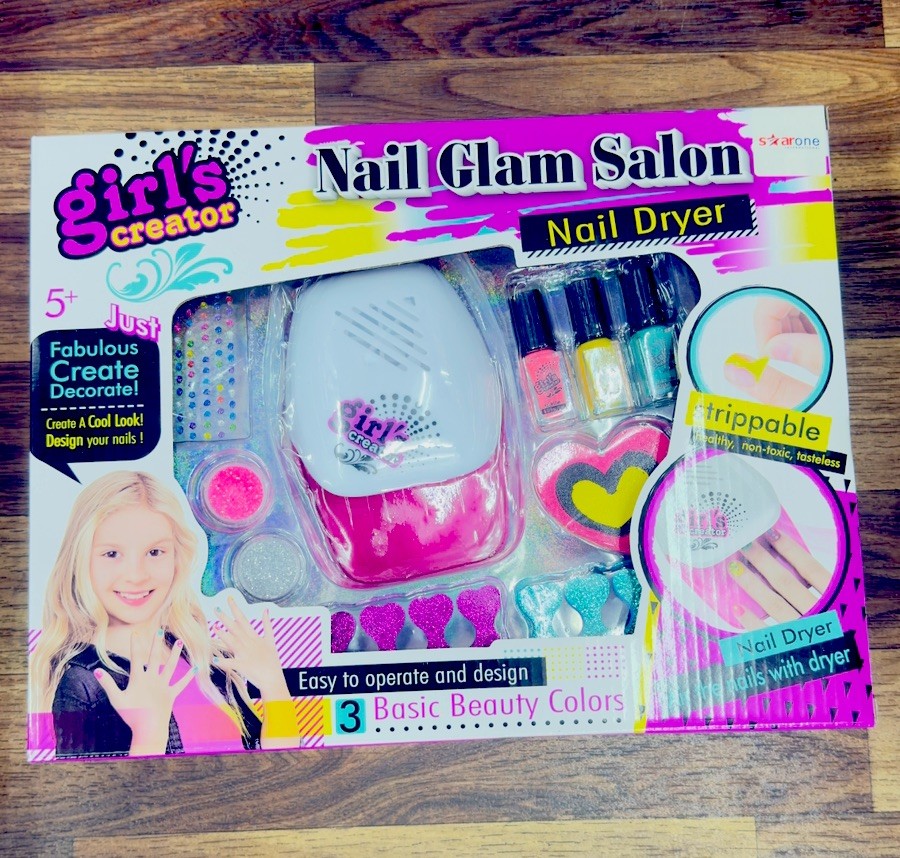 Ultimate Nail Art Studio Kit for Kids 6+ – Fun Polish, Dryer & Creative Stickers