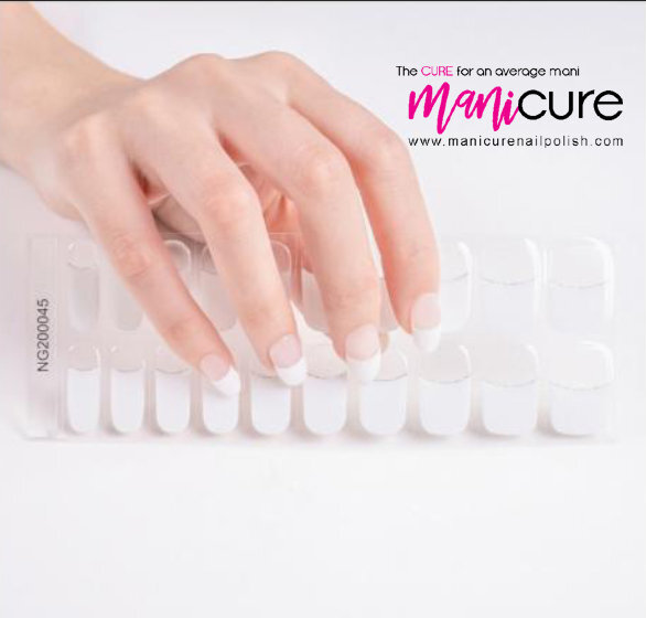 Semi Cured Gel Leopard Neutral, ManiCURE Real Nail Polish Strips