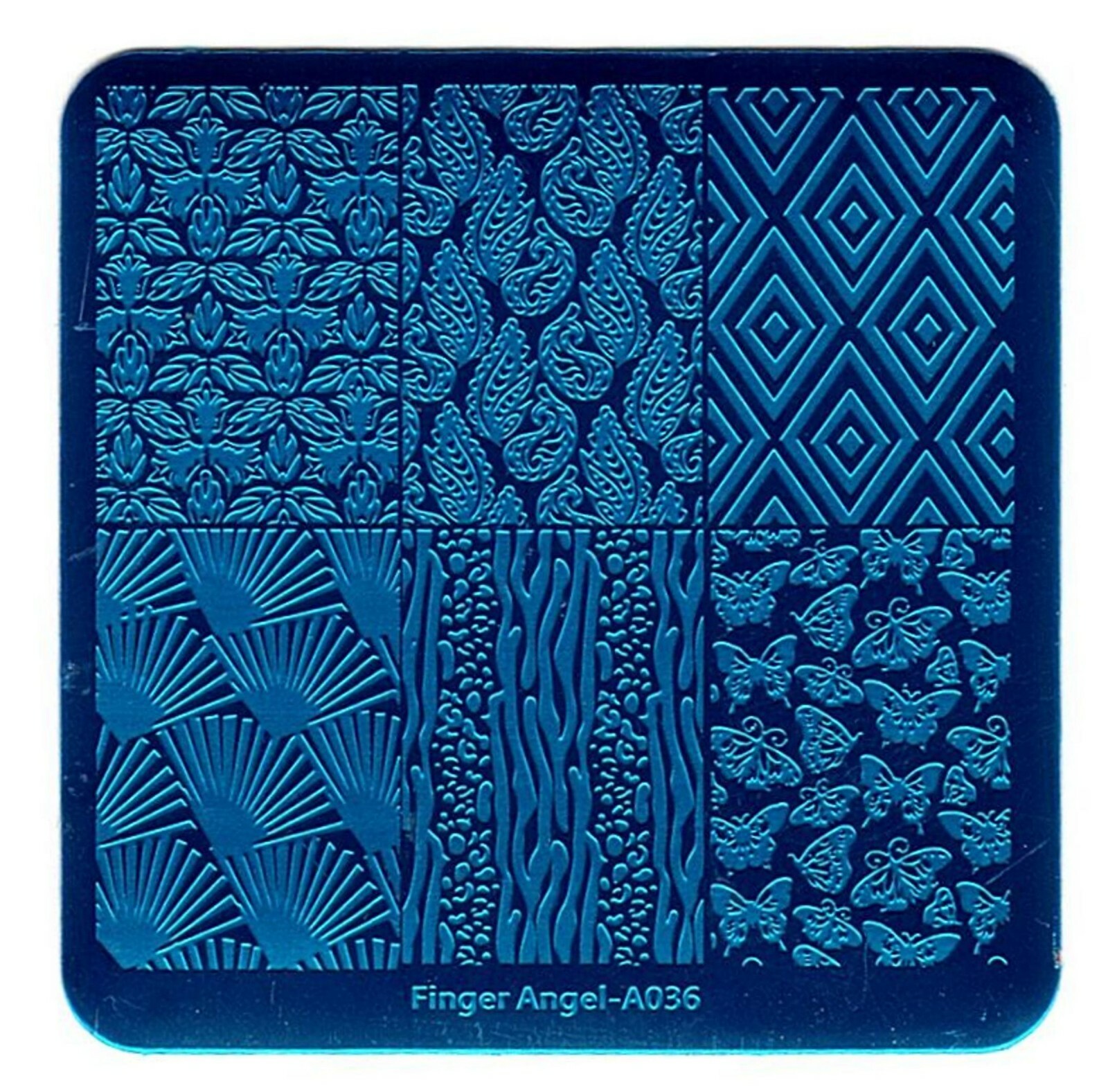 Stamping Nail Art Plate Custom New Fashion Design Template Finger Angel