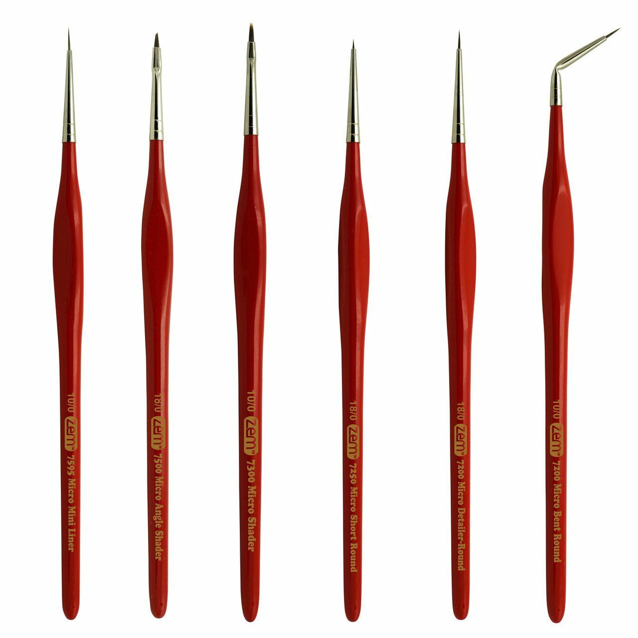 AS-180 MICRO BRUSH SET 6 PCS