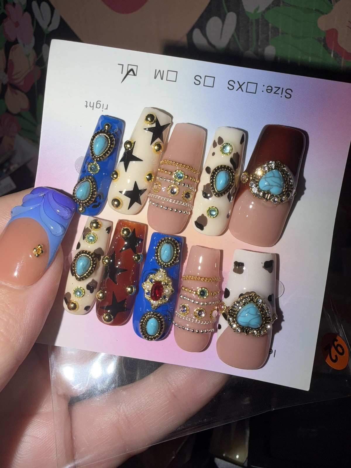 Western Press On Nails