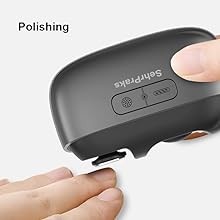 Electric Nail Clipper 3-in-1 with LED Light, Nail Trimming, Filing &