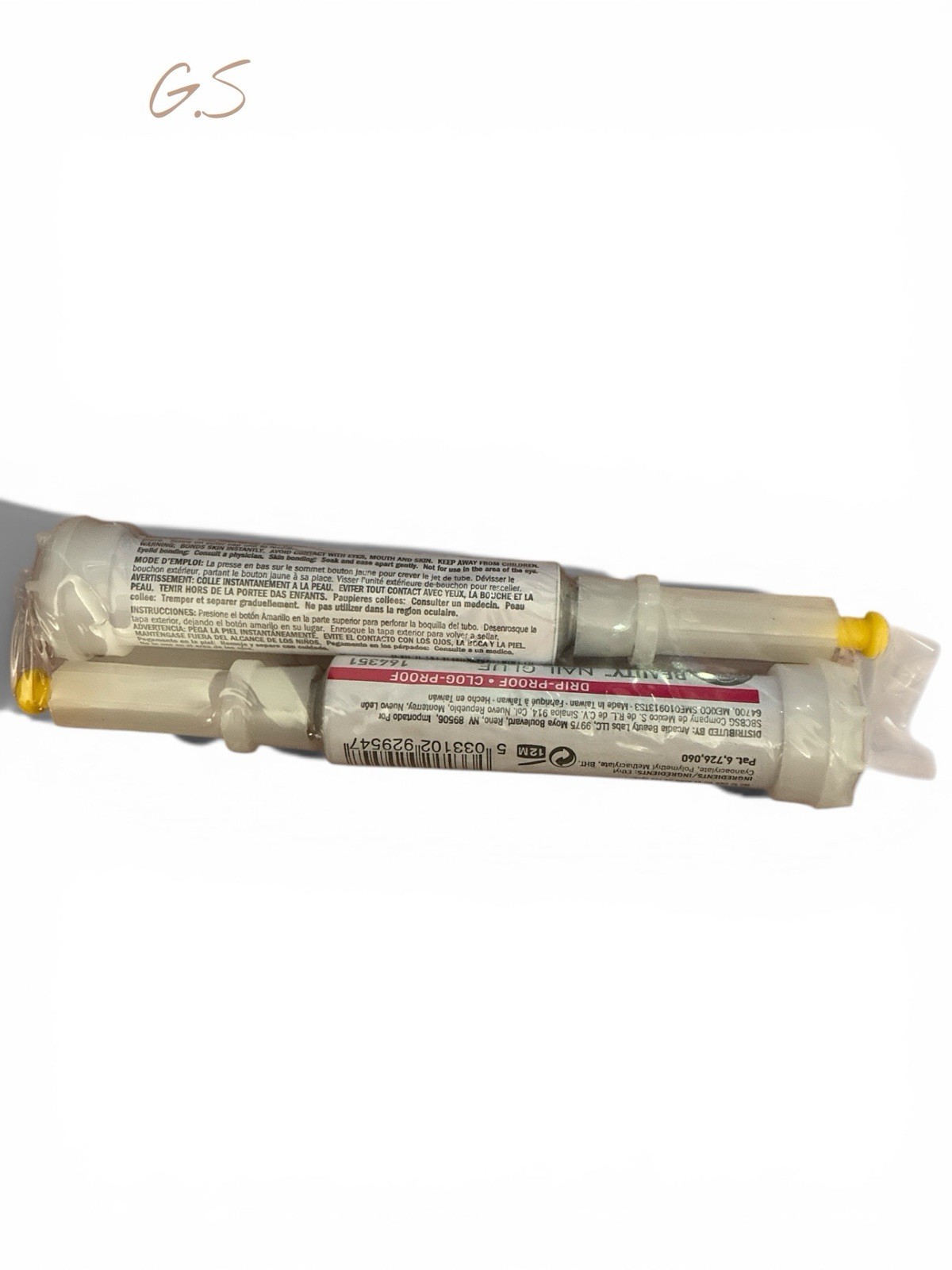 2 X Sealed Beauty Secrets Nail Glue, Drip & Clog Proof / Sealed/ 0.37oz Each