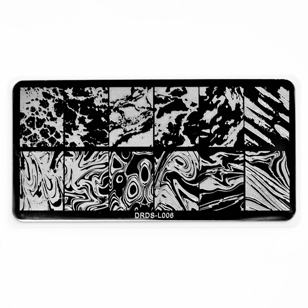 1Pc Nail Art Stamp Plate Geometric Line DIY Stamping Image Plate 6*12CM Nail Sta