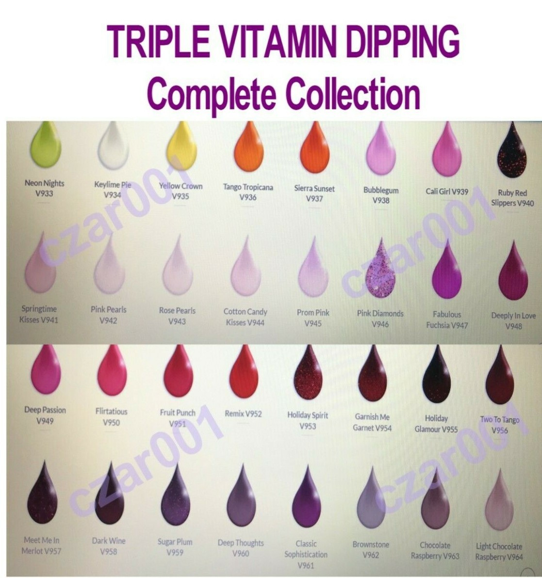 Triple Vitamin Dipping Dip Powder 2oz/56g ~**NEW** COMPLETE LINE- *U PICK*