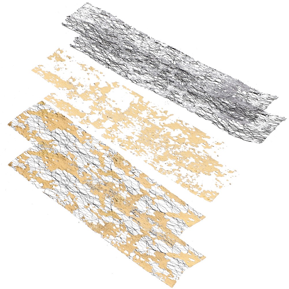 6Pcs Nail Art Foil Flakes Gold Foil Charms for DIY Manicure Accessories