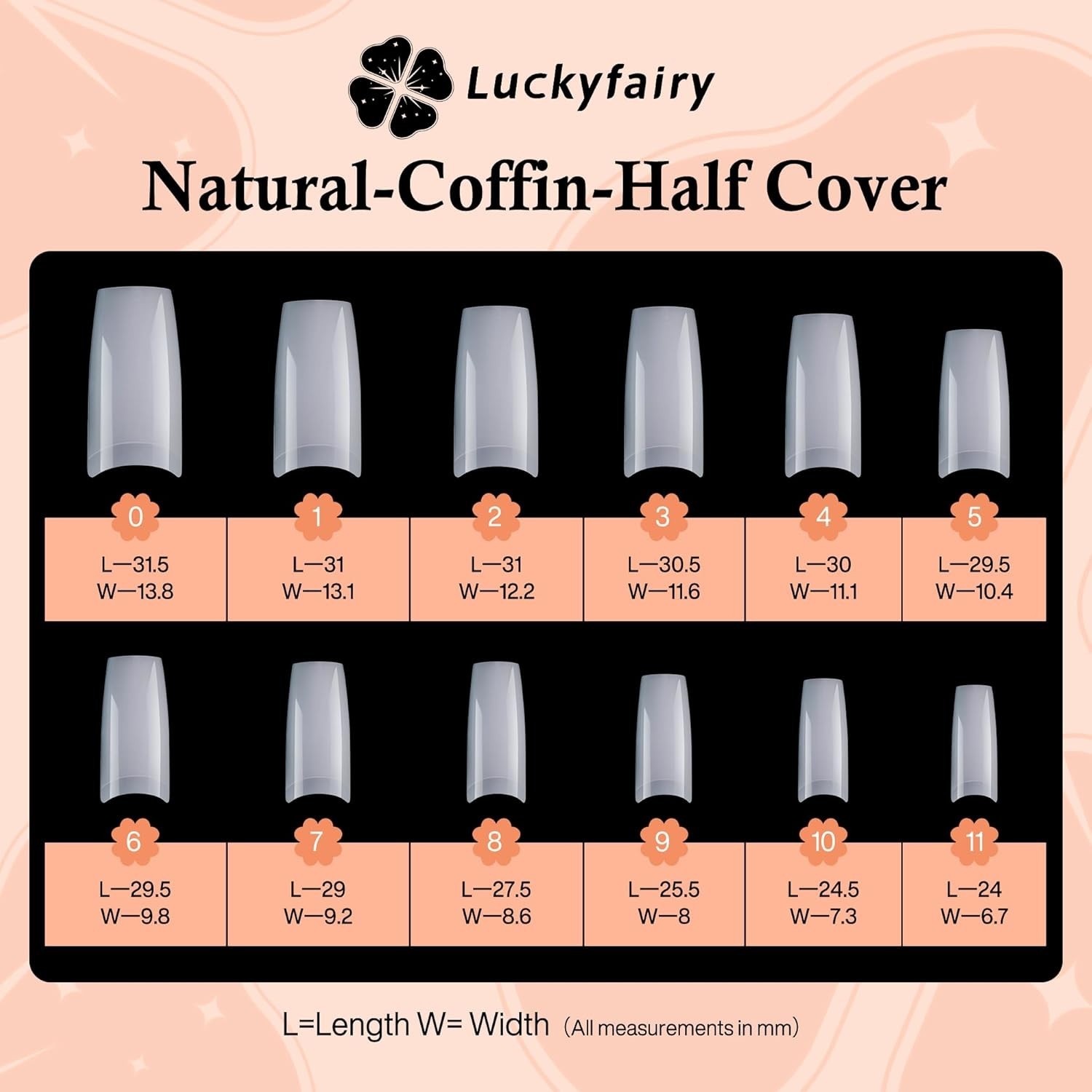 Elegant Gradient Half Cover Acrylic Nail Tips – 504PCS Soft Gel Set for DIY Art