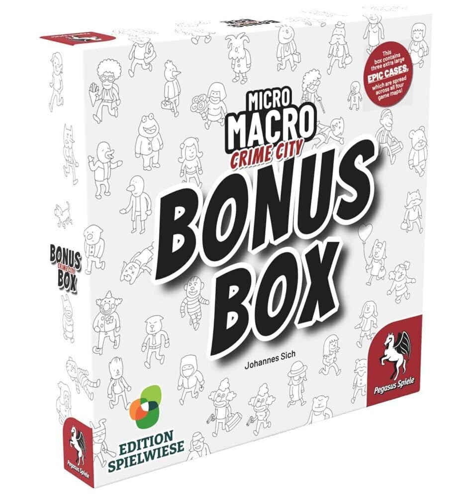 Micro Macro Crime City: Bonus Box – Tabletop 7.4 X 1.4 X Inches, Black