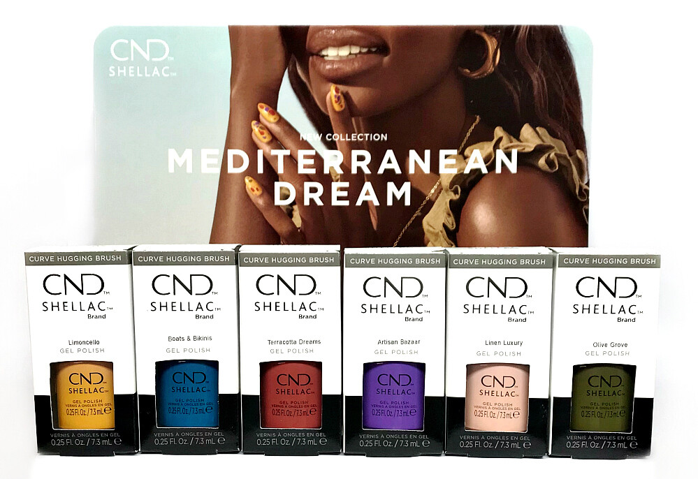 Cnd Shellac Gel Polish MEDITERRANEAN DREAM 2022 Summer .25oz/7.3ml Pick Any