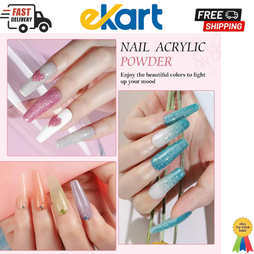 Acrylic Nail Kit for Beginner Professional Nail Kit Acrylic Set with Nail Lamp