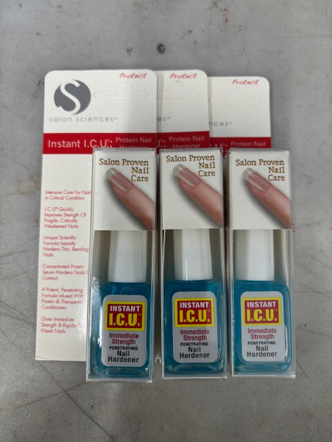 Salon Sciences 3 PACK INSTANT PROTEIN NAIL HARDENER
