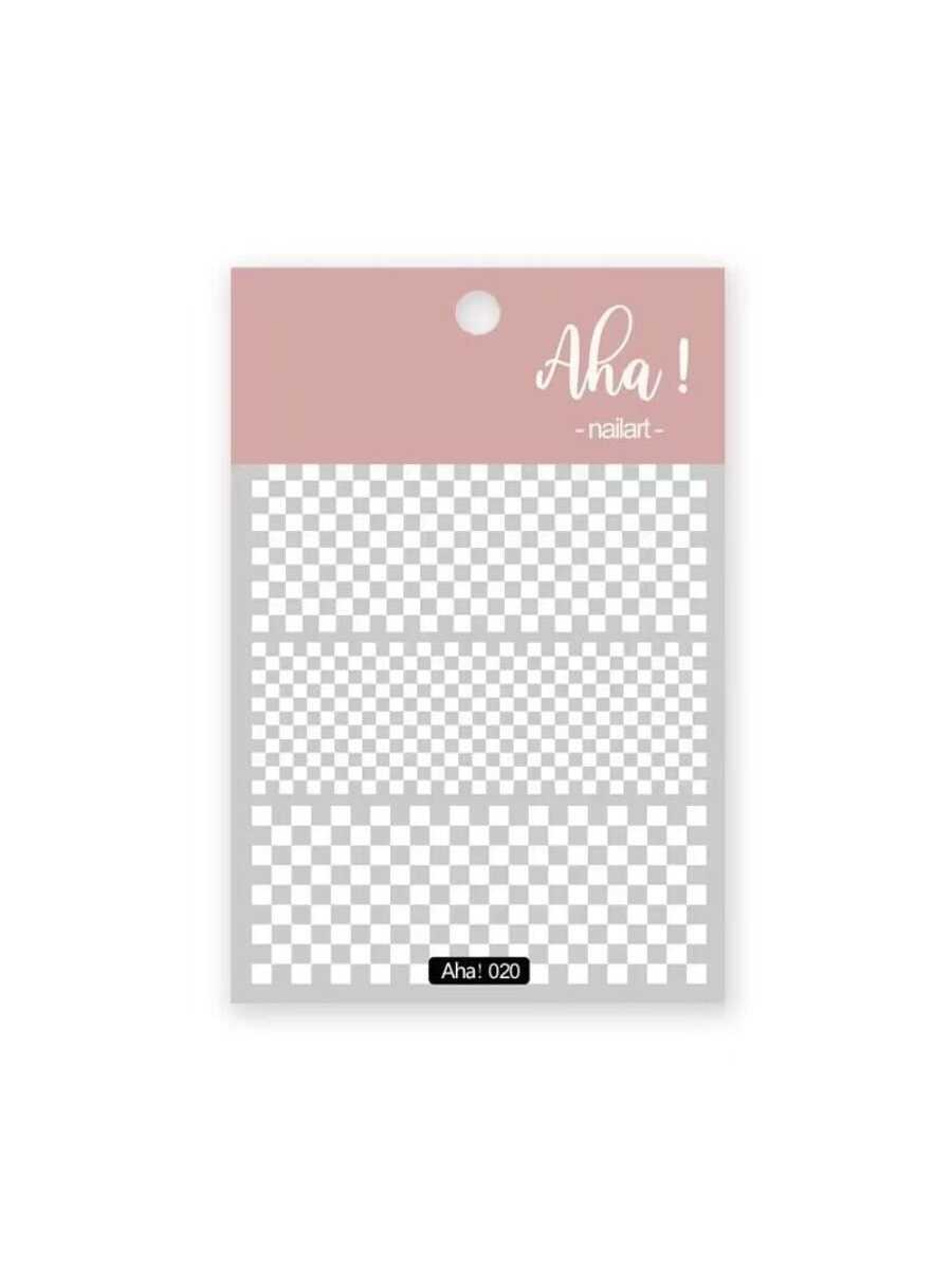1Sheet Checkerboard Grid Nail Art Stickers Nail Decals For Nails Houndstooth