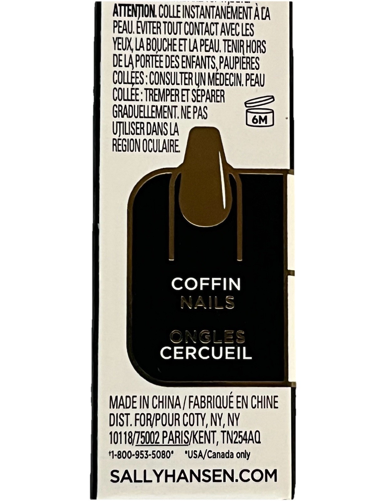 Sally Hansen Salon Effects Perfect Manicure Medium Coffin 2 Pack Assorted Set