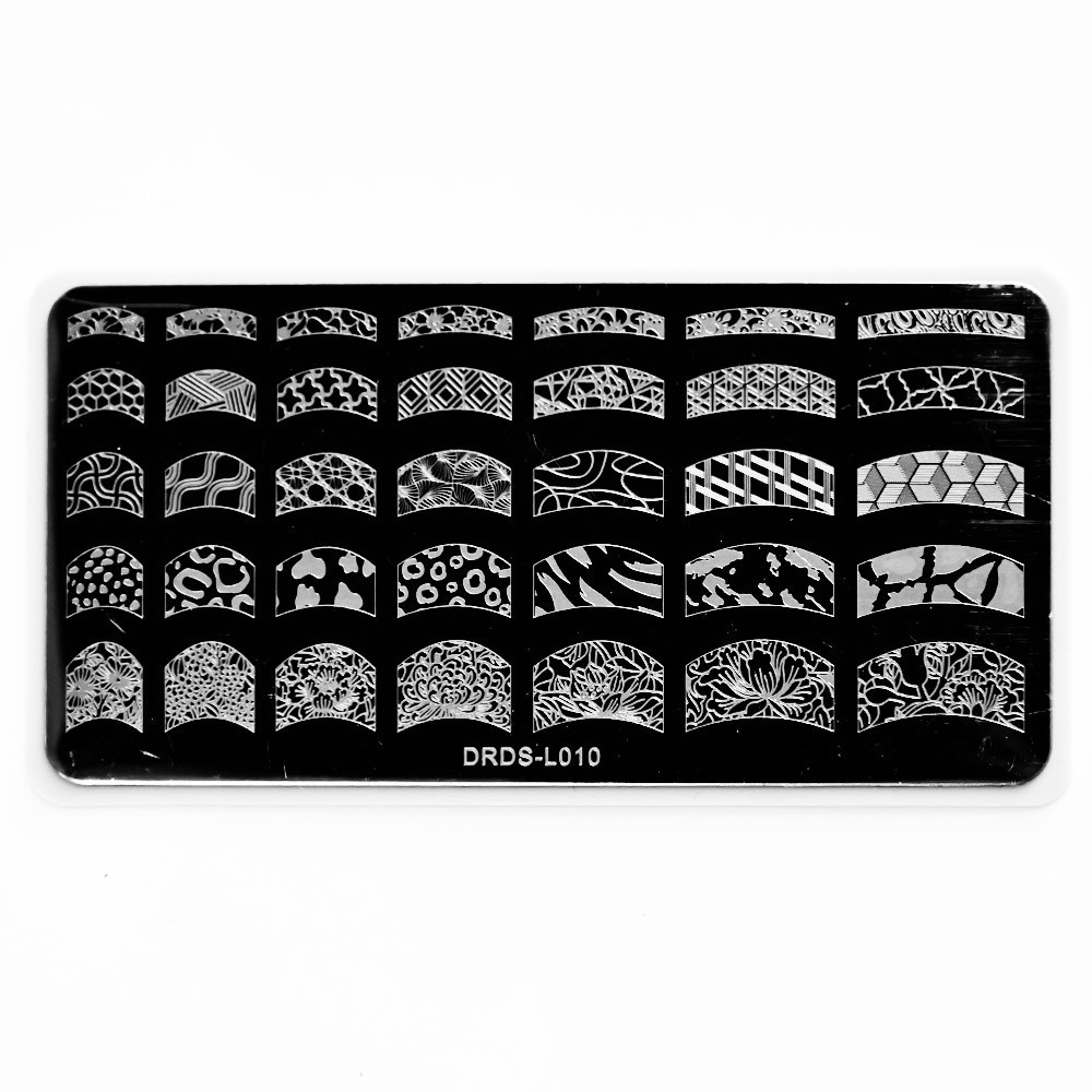 1Pc Nail Art Stamp Plate Geometric Line DIY Stamping Image Plate 6*12CM Nail Sta