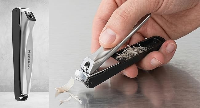 Lar Nail Clippers Set, 5-Piece Toenail and Finrnail Clippers