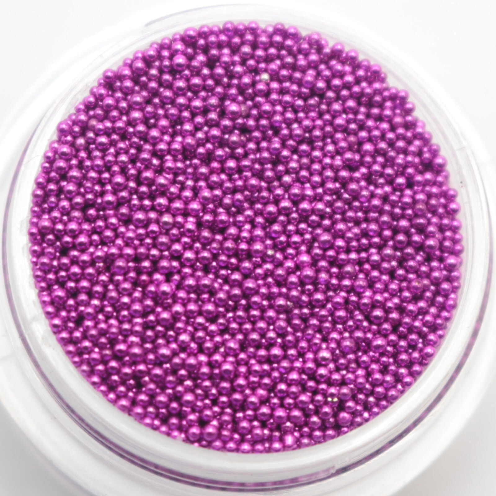 30gram Glass Nail Art Caviar Beads Microbeads 0.6-0.8mm No-hole Storage Box