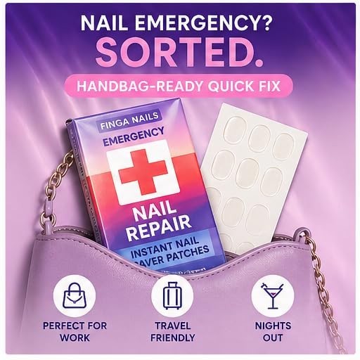 Nail Repair Patches – Clear Self-Adhesive Broken Nail Patches for Broken Fing…