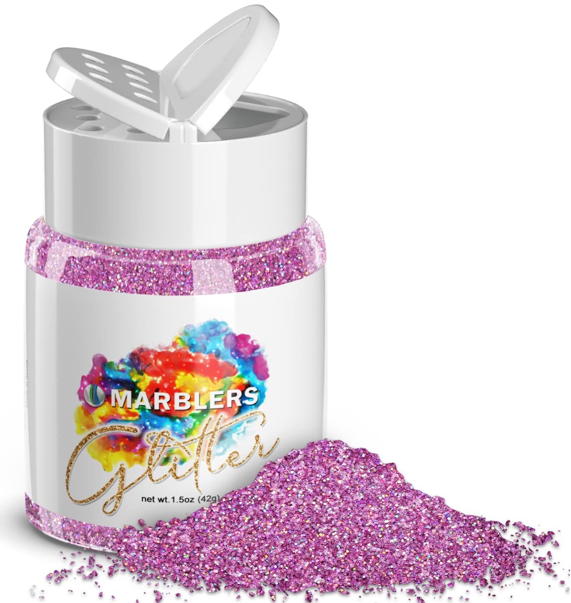 Holographic Glitter [Holo Bubblegum] 1.5oz (42g) | Fine | Non-, Vegan, Cruelt…