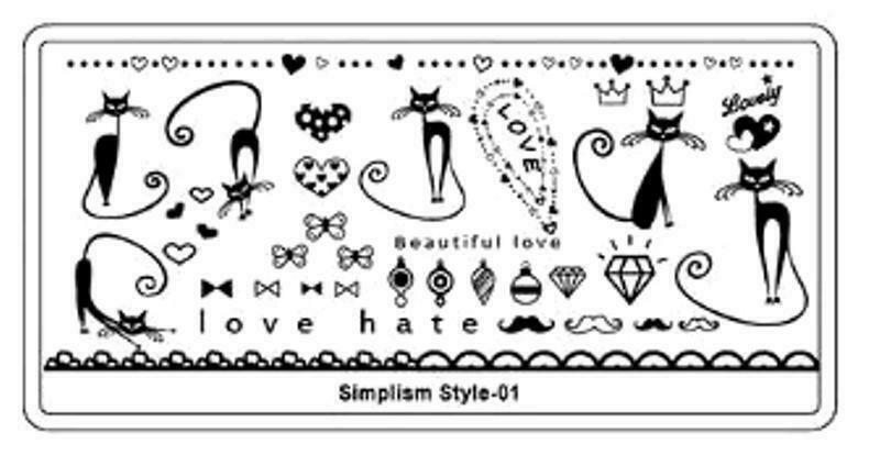 10 NEW Styles DIY Nail Art Image Plates Manicure Stamp Template Stamping Tool