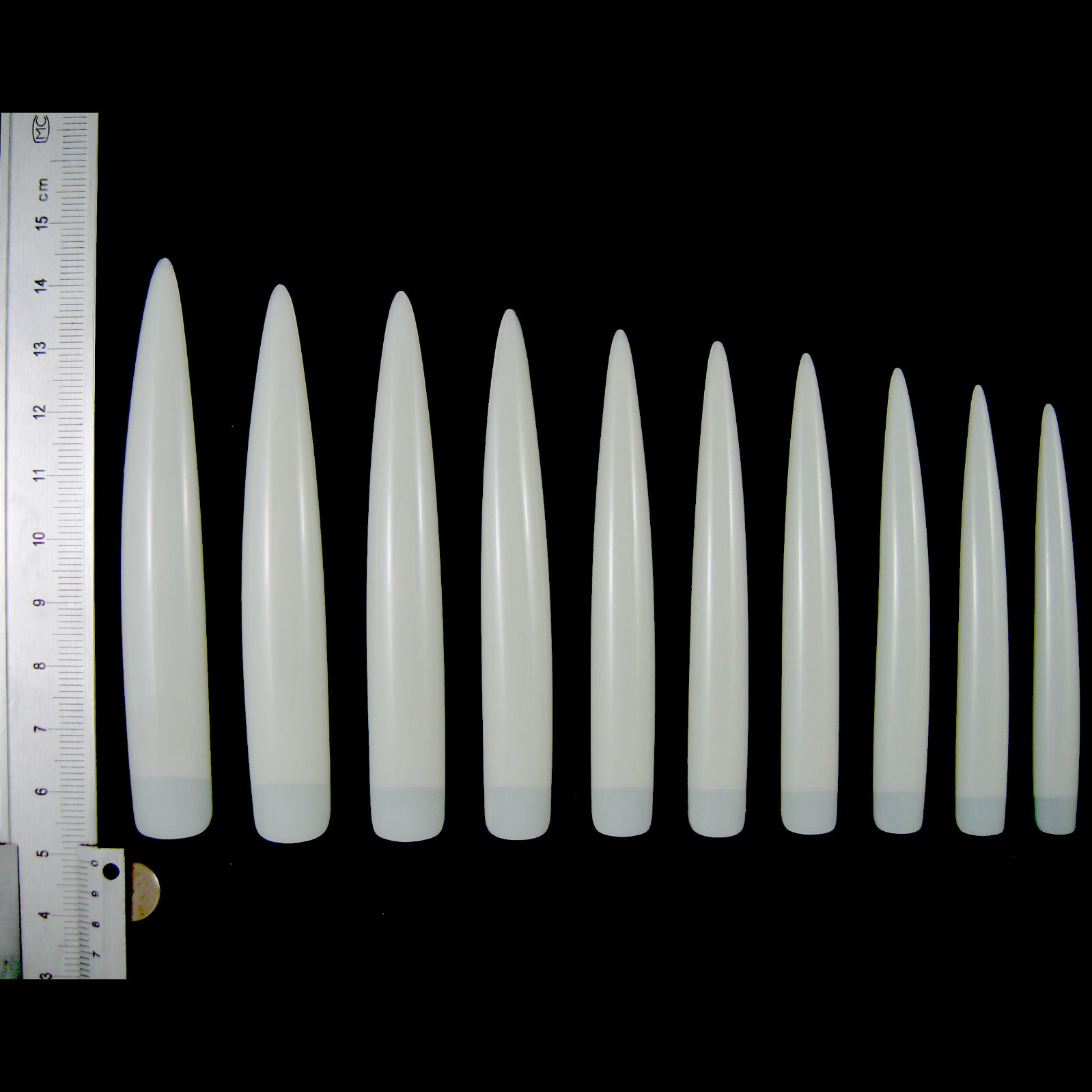 Extreme Long Competition Artifical Stiletto Sharp Ending Salon False Nail Tips