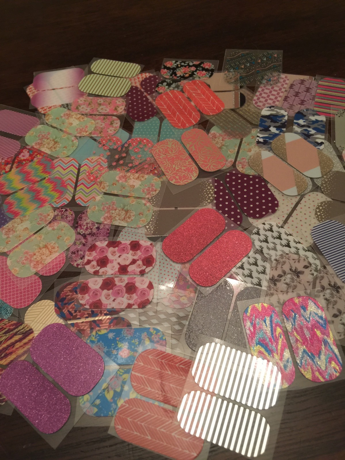Jamberry Nail Pedicure 50 Packs 100 Wraps Pieces Assorted Mixed Lot New For Toes