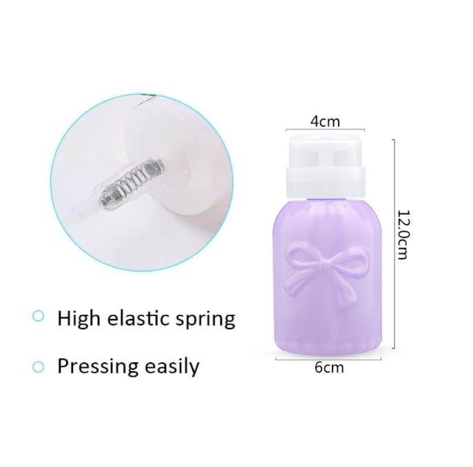 HLLMX 2 PCS Nail Polish Remover Pump Empty 2 Ounce (Pack of 1), powder