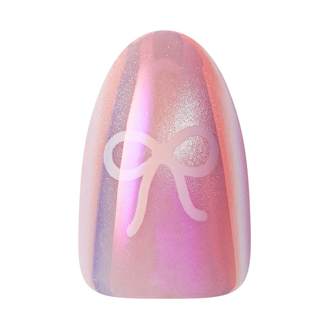 KISS 32 GLUE ON NAILS GLAM EMBELISHED SPECIAL EFFECT CRYSTAL POP MED ALMOND
